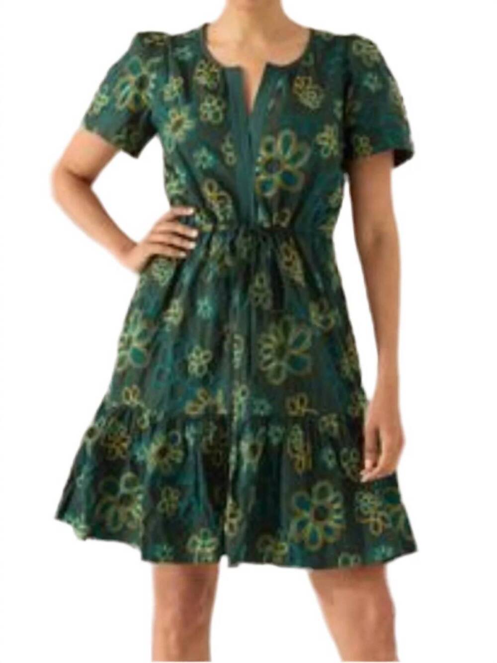 NEW ALIVIA bonnie mini dress in green